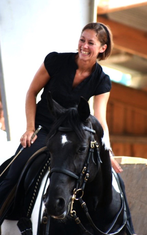Veronika Bühn mit Pferd